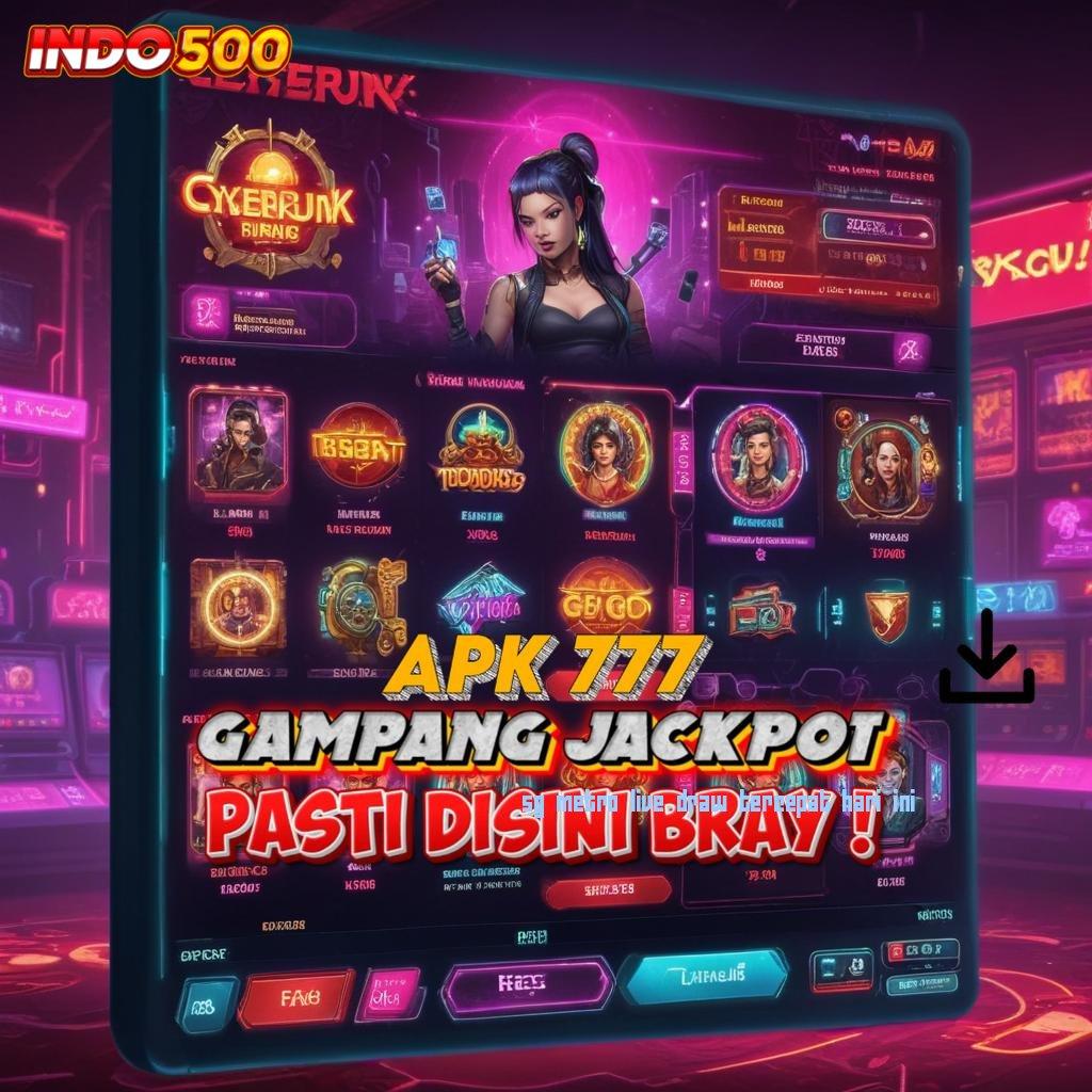 SG METRO LIVE DRAW TERCEPAT HARI INI ↦ Pulsa Scatter RTP Pragmatic Auto