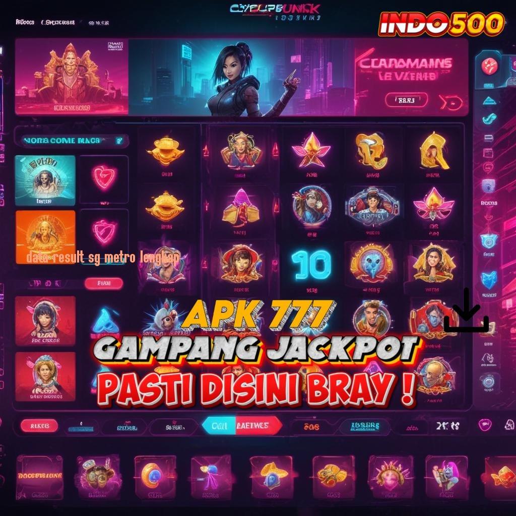 DATA RESULT SG METRO LENGKAP 💯 Memulai Keberuntungan Maksimal Slot Gacor 777 Apk Android & iOS Terbaru