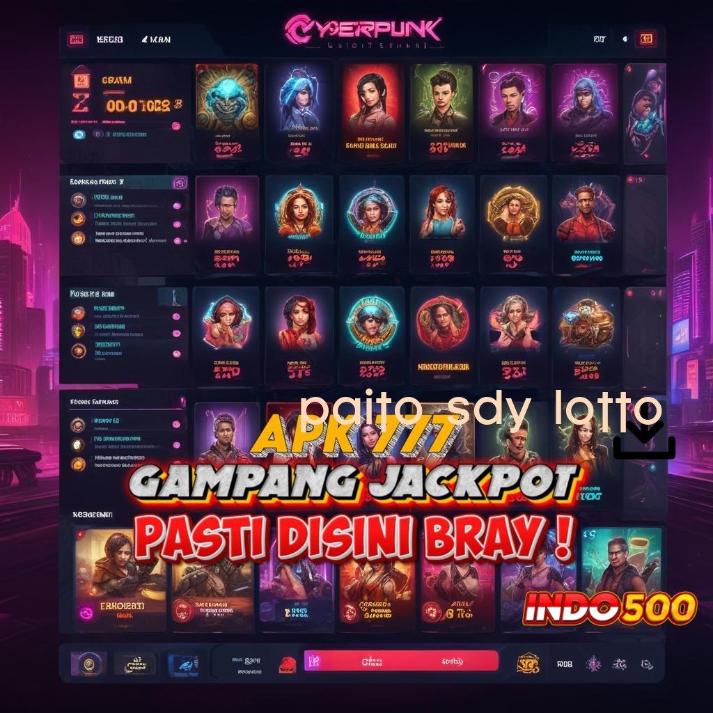 PAITO SDY LOTTO ➿ ruang inovasi digital dalam ios terbaru