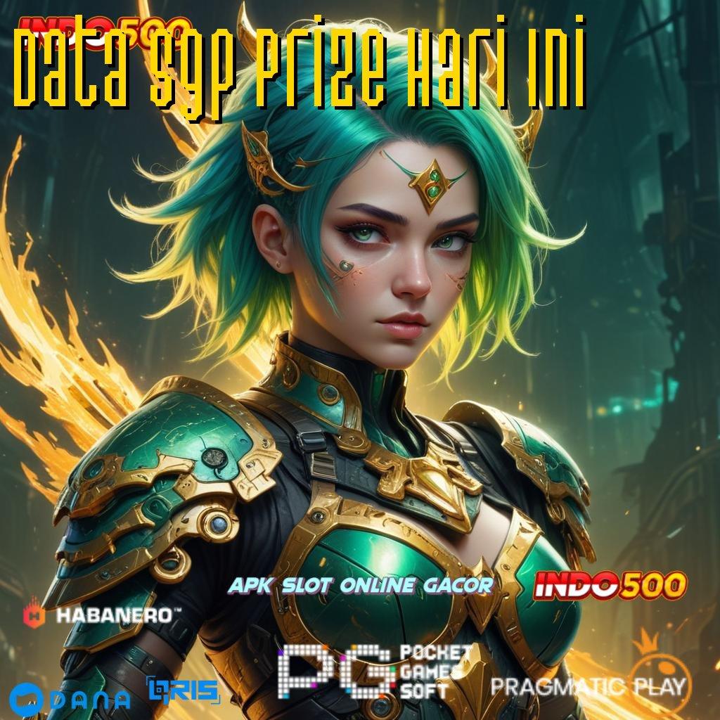 Data Sgp Prize Hari Ini